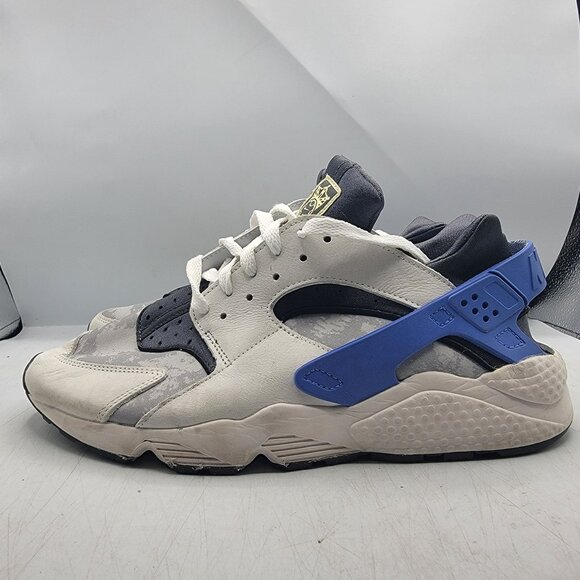 Nike Air Huarache Mens 10.5 Gray Blue Sneakers Social FC Athletic DR0286-100 - Picture 12 of 13